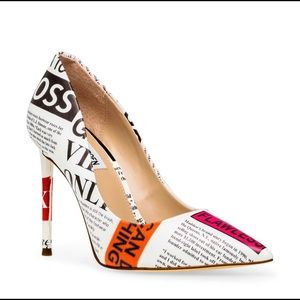 Steve Madden Vala White Multi size 8.5